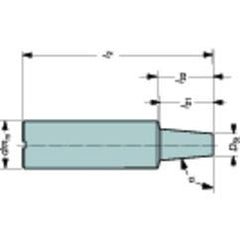 E16-A20-CE-175 Milling Cutters With Exchangeable Solid Cutting Head - Eagle Tool & Supply