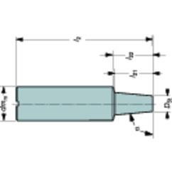 E12-A16-CS-170 Milling Cutters With Exchangeable Solid Cutting Head - Eagle Tool & Supply