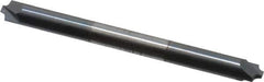 Accupro - 0.035" Radius, 1/8" Mill Diam, 2 Flute Solid Carbide Corner Rounding End Mill - Double End, AlTiN Finish, 1-1/2" OAL, 1/8" Shank Diam - Eagle Tool & Supply