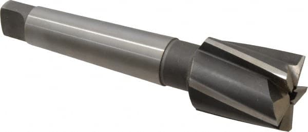 Value Collection - 1-15/16" Diam, 5 Flutes, Morse Taper Shank, Interchangeable Pilot Counterbore - Eagle Tool & Supply