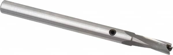 Value Collection - 3/16" Diam, 15/64" Shank, Diam, 3 Flutes, Straight Shank, Interchangeable Pilot Counterbore - Eagle Tool & Supply