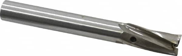 Value Collection - 35/64" Diam, 1/2" Shank, Diam, 3 Flutes, Straight Shank, Interchangeable Pilot Counterbore - Eagle Tool & Supply