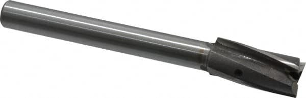 Value Collection - 47/64" Diam, 1/2" Shank, Diam, 3 Flutes, Straight Shank, Interchangeable Pilot Counterbore - Eagle Tool & Supply
