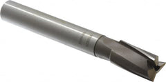 Value Collection - 57/64" Diam, 3/4" Shank, Diam, 3 Flutes, Straight Shank, Interchangeable Pilot Counterbore - Eagle Tool & Supply