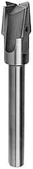 Value Collection - 15/32" Diam, 7/16" Shank, Diam, 4 Flutes, Straight Shank, Interchangeable Pilot Counterbore - Eagle Tool & Supply