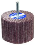 4 x 2" - 80 Grit - Aluminum Oxide - Non-Woven Flap Wheel - Eagle Tool & Supply