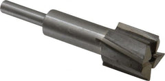 Value Collection - 13/16" Diam, 1/4" Shank, Diam, 4 Flutes, Straight Shank, Interchangeable Pilot Counterbore - Eagle Tool & Supply