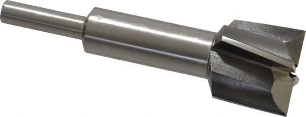 Value Collection - 29/32" Diam, 1/4" Shank, Diam, 4 Flutes, Straight Shank, Interchangeable Pilot Counterbore - Eagle Tool & Supply