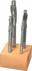 Value Collection - 1/4 to 1/2" Socket Head Cap Screw Compatible, High Speed Steel, Solid Pilot Counterbore Set - Eagle Tool & Supply