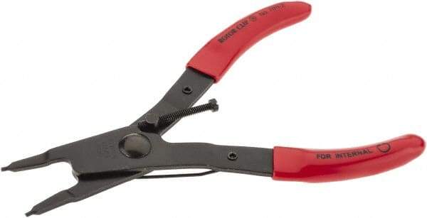 Rotor Clip - DHO Internal Retaining Ring Pliers - 5-1/2" OAL - Eagle Tool & Supply