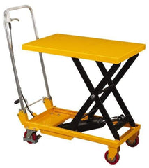 Wesco Industrial Products - 660 Lb Capacity Manual Scissor Lift Table - 32" Platform Length x 20" Platform Width - Eagle Tool & Supply