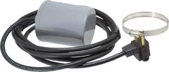 Berkeley - 115 AC Volt, Normally Closed, Float Switch - 10 Ft. Cord Length, Polypropylene - Eagle Tool & Supply