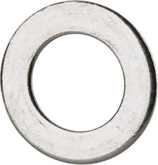 Value Collection - M22 Screw, Grade 8 Steel Standard Flat Washer - 23mm ID x 39mm OD, 3mm Thick, Zinc-Plated Finish - Eagle Tool & Supply