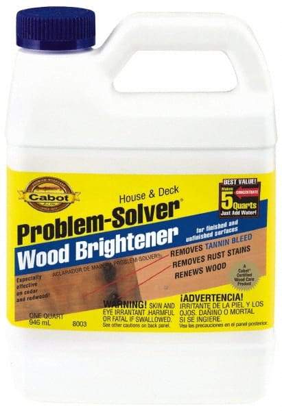 Cabot - 1 Gal Bottle Wood Cleaner - Eagle Tool & Supply