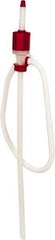 Value Collection - 7 GPM, Polyethylene Hand Operated Siphon Pump - For 15, 30 & 55 Gal Drums - Eagle Tool & Supply