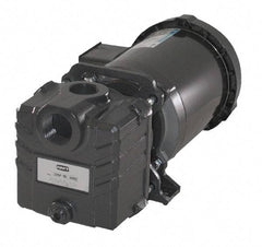 American Machine & Tool - 115/230 Volt, 1 Phase, 1/3 HP, Self Priming Centrifugal Pump - ODP Motor, Cast Iron Housing and Impeller, 52 Ft. Shut Off - Eagle Tool & Supply