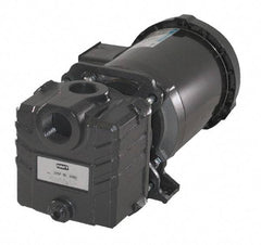 American Machine & Tool - 115/230 Volt, 1 Phase, 1/2 HP, Self Priming Centrifugal Pump - ODP Motor, Cast Iron Housing and Impeller, 59 Ft. Shut Off - Eagle Tool & Supply