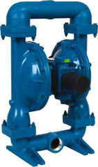 SandPIPER - 2" NPT, Metallic, Air Operated Diaphragm Pump - Buna Diaphragm, Aluminum Housing - Eagle Tool & Supply