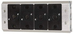 ARO/Ingersoll-Rand - 1/2", 1/2" 4 Station Manifold Stacking Solenoid Valve - For Use with 4 Station - Eagle Tool & Supply