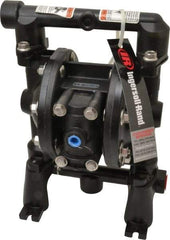 ARO/Ingersoll-Rand - 1/2" NPT, Metallic, Air Operated Diaphragm Pump - Nitrile Diaphragm, Aluminum Housing - Eagle Tool & Supply