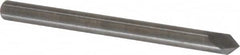 Accupro - 1/8" Diam 2 Flute Single End Solid Carbide Chamfer Mill - Eagle Tool & Supply