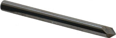 Accupro - 3/16" Diam 2 Flute Single End Solid Carbide Chamfer Mill - Eagle Tool & Supply
