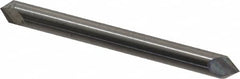 Accupro - 3/16" Diam 2 Flute Double End Solid Carbide Chamfer Mill - Eagle Tool & Supply