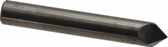 Accupro - 3/8" Diam 2 Flute Single End Solid Carbide Chamfer Mill - Eagle Tool & Supply