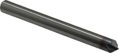 Accupro - 1/4" Diam 4 Flute Single End Solid Carbide Chamfer Mill - Eagle Tool & Supply