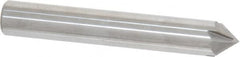 Accupro - 3/8" Diam 4 Flute Single End Solid Carbide Chamfer Mill - Eagle Tool & Supply