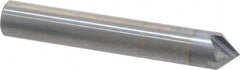 Accupro - 3/8" Diam 4 Flute Single End Solid Carbide Chamfer Mill - Eagle Tool & Supply