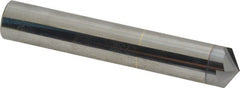 Accupro - 1/2" Diam 4 Flute Single End Solid Carbide Chamfer Mill - Eagle Tool & Supply