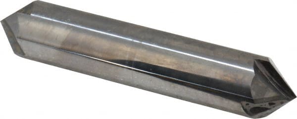 Accupro - 3/4" Diam 4 Flute Double End Solid Carbide Chamfer Mill - Eagle Tool & Supply