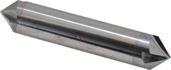 Accupro - 3/4" Diam 4 Flute Double End Solid Carbide Chamfer Mill - Eagle Tool & Supply