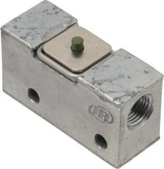 ARO/Ingersoll-Rand - 0.195 CV Rate & 7.5 CFM 3 Way Air Valve - Pin Plunger, Spring Return, 150 Max psi - Eagle Tool & Supply