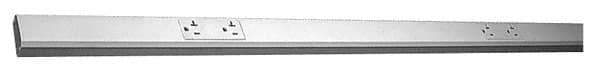 Wiremold - 5 Outlets, 120 Volts, 15 Amps, 5' Cord, Power Outlet Strip - 2 Circuits, Raceway Mount, 5-15P NEMA Configuration, 5' Strip - Eagle Tool & Supply