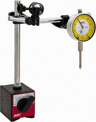 Value Collection - 0.001" Graduation, 0-100 Dial Reading, Indicator & Base Kit - C Holder, 0.001 Inch Graduation, Includes Dial Indicator, Magnetic Base - Eagle Tool & Supply