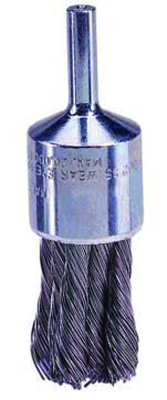 3/4'' Diameter - Knot Type Stainless End Brush - Eagle Tool & Supply