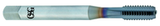 1-8 Dia. - H3 - 5 FL - VC10- TiCN - Bottoming - Straight Flute Tap - Eagle Tool & Supply