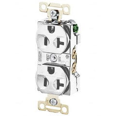 Bryant Electric - Straight Blade Receptacles Receptacle Type: Duplex Receptacle Grade: Industrial - Eagle Tool & Supply