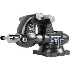 Wilton - Bench & Pipe Combination Vises Jaw Width (Inch): 6-1/2 Jaw Opening Capacity (Inch): 4-1/4 - Eagle Tool & Supply