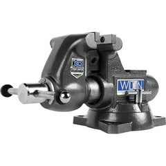 Wilton - Bench & Pipe Combination Vises Jaw Width (Inch): 4-1/2 Jaw Opening Capacity (Inch): 3-1/2 - Eagle Tool & Supply