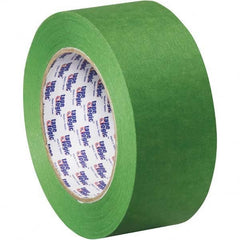 Tape Logic - Pack of (24), 60 Yd Rolls 2" Green Crepe Paper Painter's Tape - Eagle Tool & Supply