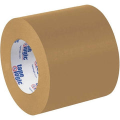 Tape Logic - Pack of (6), 60 Yd Rolls 4" Brown Crepe Paper Masking Paper - Eagle Tool & Supply
