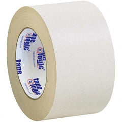 Tape Logic - Pack of (3), 36 Yd Rolls 3" Tan Crepe Paper Masking Tape - Eagle Tool & Supply