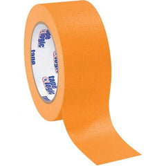 Tape Logic - Pack of (12), 60 Yd Rolls 2" Orange Crepe Paper Masking Tape - Eagle Tool & Supply