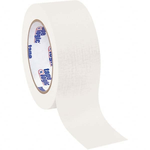 Tape Logic - Pack of (12), 60 Yd Rolls 2" White Crepe Paper Masking Tape - Eagle Tool & Supply