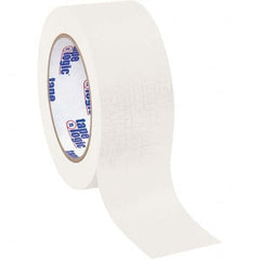 Tape Logic - Pack of (12), 60 Yd Rolls 2" White Crepe Paper Masking Tape - Eagle Tool & Supply