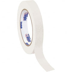 Tape Logic - Pack of (12), 60 Yd Rolls 3/4" White Crepe Paper Masking Tape - Eagle Tool & Supply