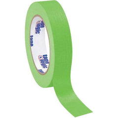 Tape Logic - Pack of (12),60 Yd Rolls 1" Light Green Crepe Paper Masking Tape - Eagle Tool & Supply
